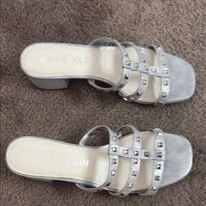 Anne Klein Silver Women's Sandals